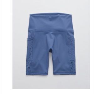 Aerie move biker shirt